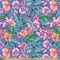 Beautiful Flowers Lavender Digital Silky Fleece | By The Yard